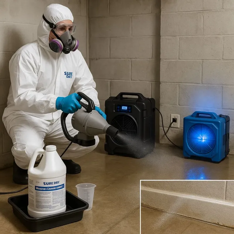 Sanitization and Odor Removal process in Chenoa, IL